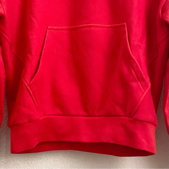 RAG & BONE Battle Red City Terry Organic Cotton Hoodie Sweatshirt Size S - Picture 10 of 15